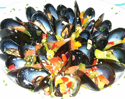 mussels - bobby flay recipe