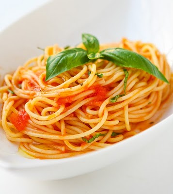 spaghetti deluxe - bobby flay recipe