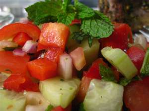cucumber salad - rachael ray recipe