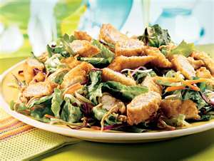 fast oriental chicken salad