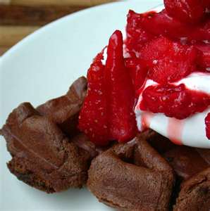 chocolate or cocoa waffles - mario batali recipe