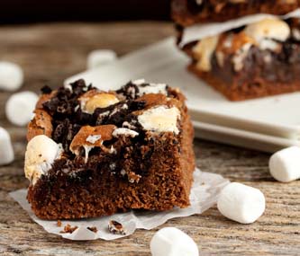 oreo brownies with marshmallows - jamie oliver recipe