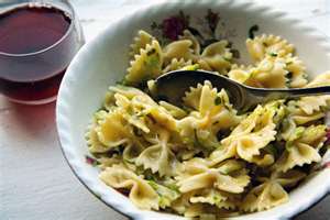 farfalle con carciofi