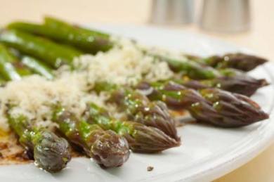 grilled herb parmesan asparagus - gordon ramsay recipe