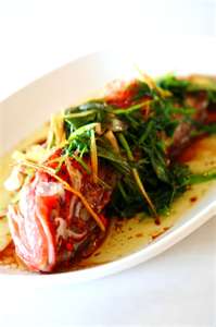 mandarin fish in tomato juice