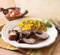 pork tenderloin with classic mole - paula deen recipe