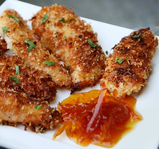 coconut chicken tenders recipe - joël robuchon recipe