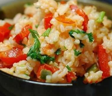 red pepper tomato rice recipe - alain ducasse recipe