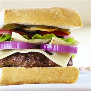 nacho burger - bobby flay recipe 